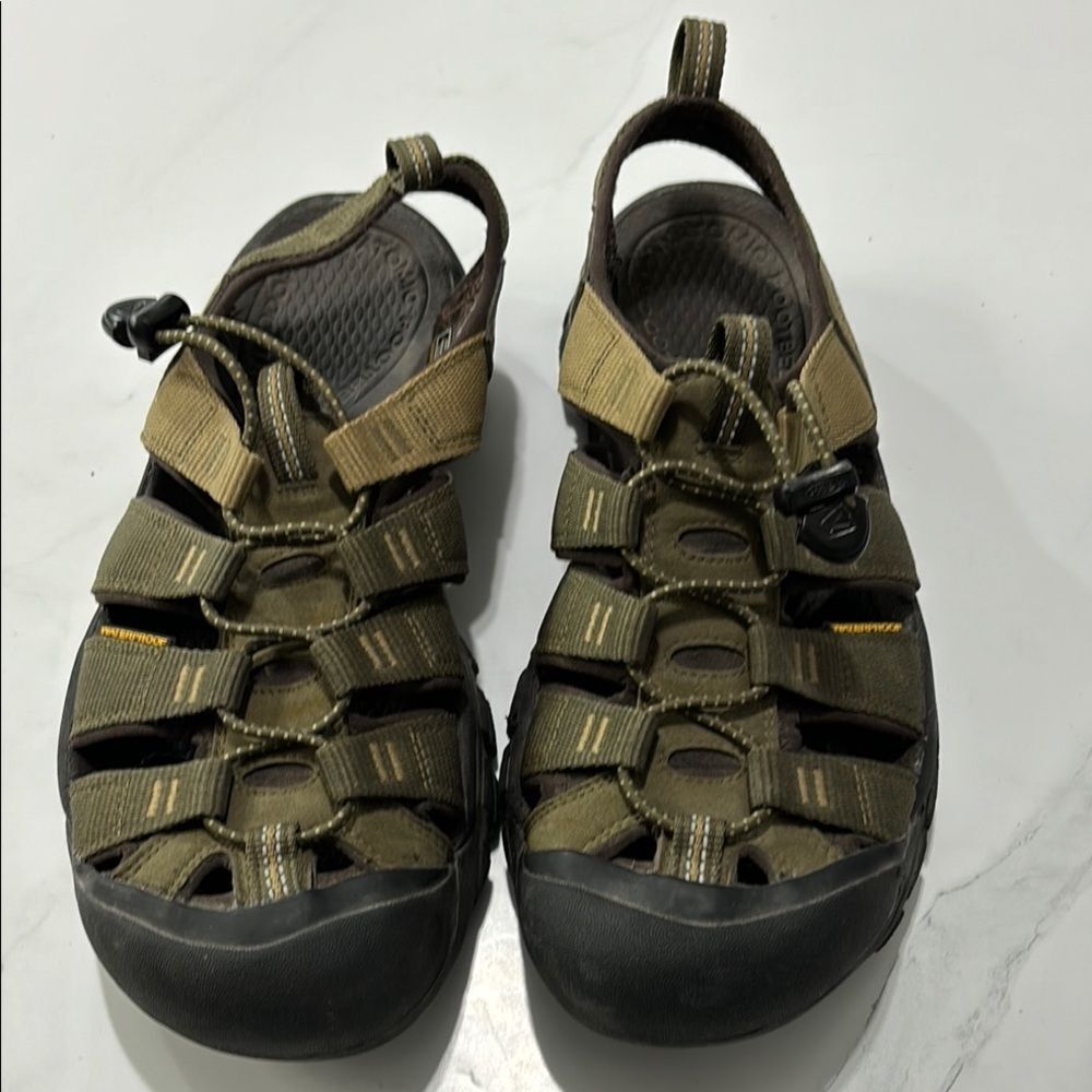 Olive Green Outdoor Sandals